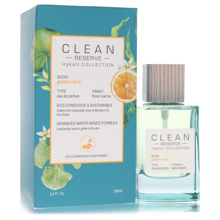 Clean Reserve Golden Citrus by Clean Eau De Parfum Spray (Unisex) 3.4 oz (Women)